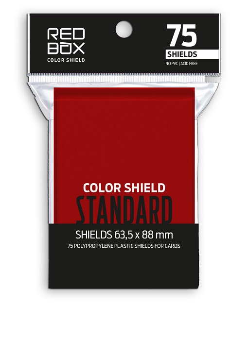 FUNDAS RED BOX COLOR SHIELD ROJAS STANDARD MATTE 63,5X88 (75)