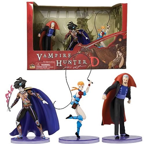 SET 3 FIGURAS - VAMPIRE HUNTER D