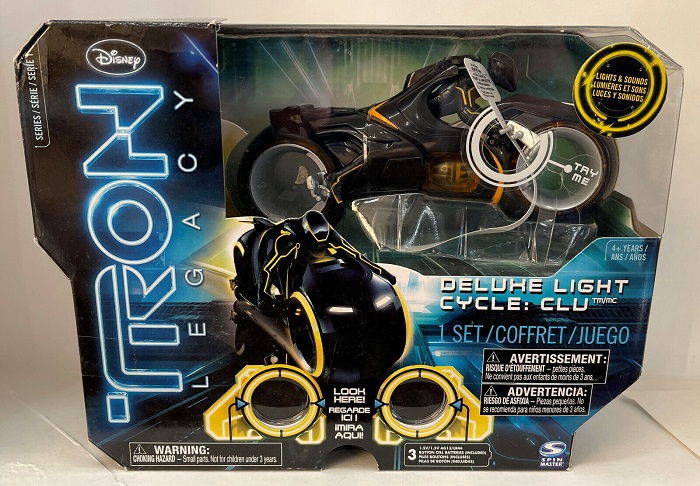 Disney Tron Legacy Series 1 Deluxe Light Cycle CLU