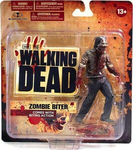FIGURA ZOMBIE MORDEDOR WALKING DEAD-LOS MUERTOS VIVIENTES