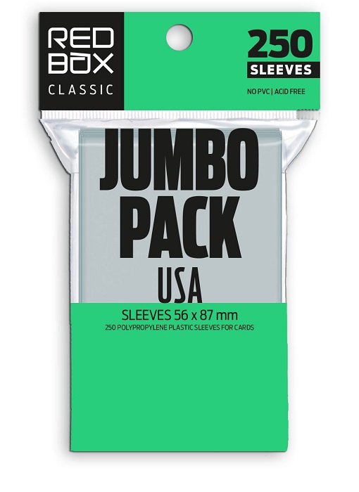 FUNDAS RED BOX JUMBO PACK USA CLASSIC 60 MICRAS 56X87 (250)
