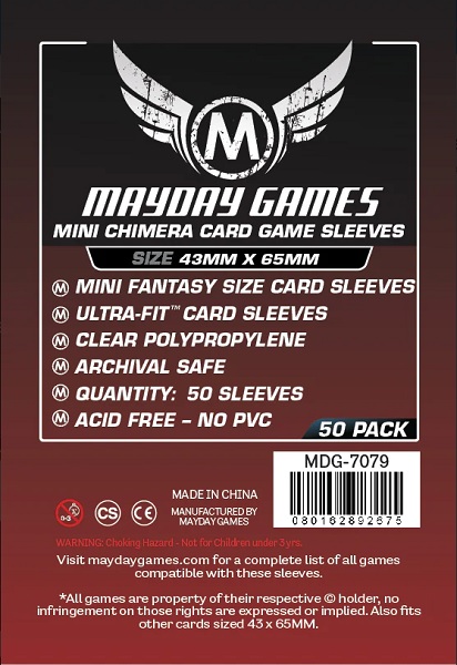 FUNDA PREMIUM MAYDAY SAILS GLORY 50 X 75 MM (50)