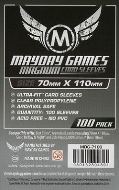 FUNDAS MAYDAY MAGNUM SILVER 70X110 (100)