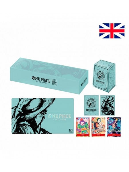 ONE PIECE CCG Pack Tapete Y Caja De Mazo Japanese 1st Anniversary Set