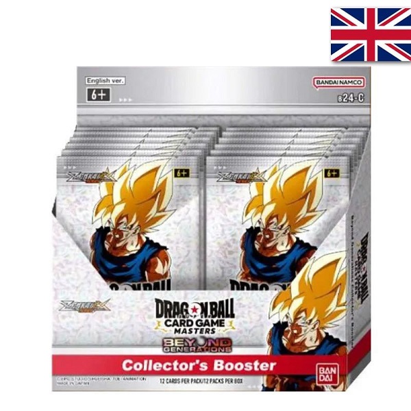 DRAGON BALL SUPER COLLECTOR'S BOOSTER ZENKAI 7 B24 BEYOND GENERATIONS CAJA DE 12 SOBRES