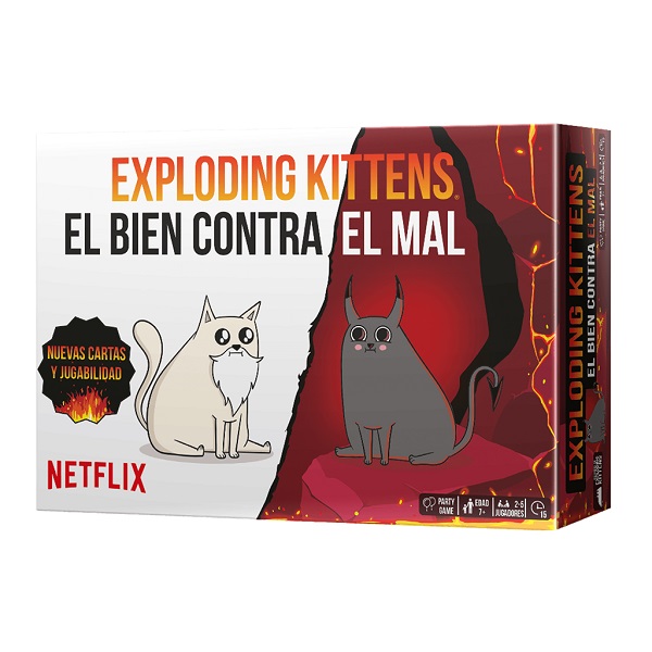 EXPLODING KITTENS EL BIEN CONTRA EL MAL
