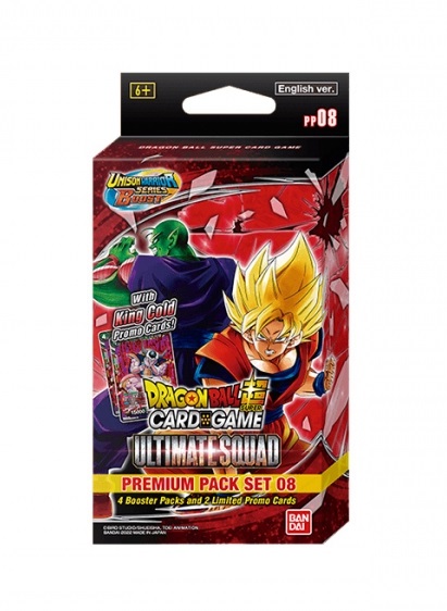 DRAGON BALL SUPER: UNISON WARRIOR 8 ULTIMATE SQUAD PREMIUM PACK SET