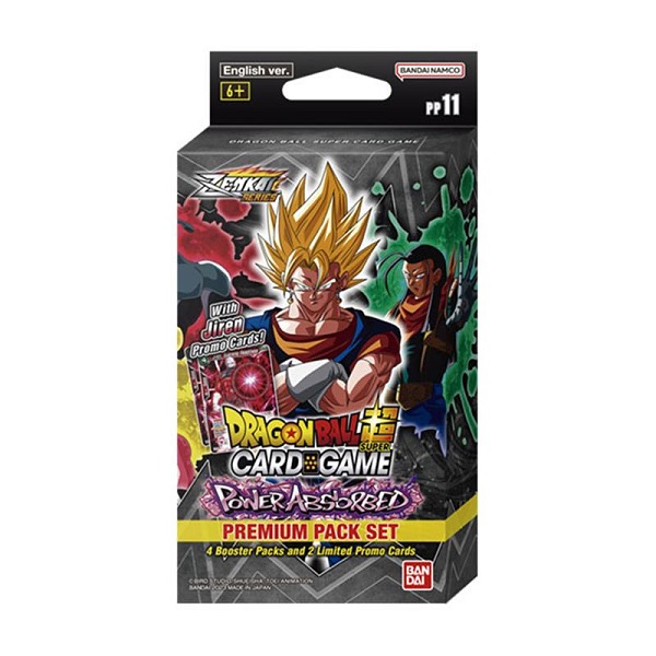 DRAGON BALL SUPER PREMIUM ZENKAI SERIES 3 POWER ABSORBED PACK SET 11