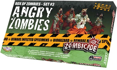 ZOMBICIDE: BOX OF ZOMBIES SET 3 ANGRY ZOMBIES