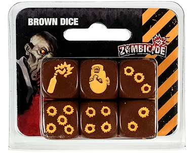 ZOMBICIDE: DADOS MARRON