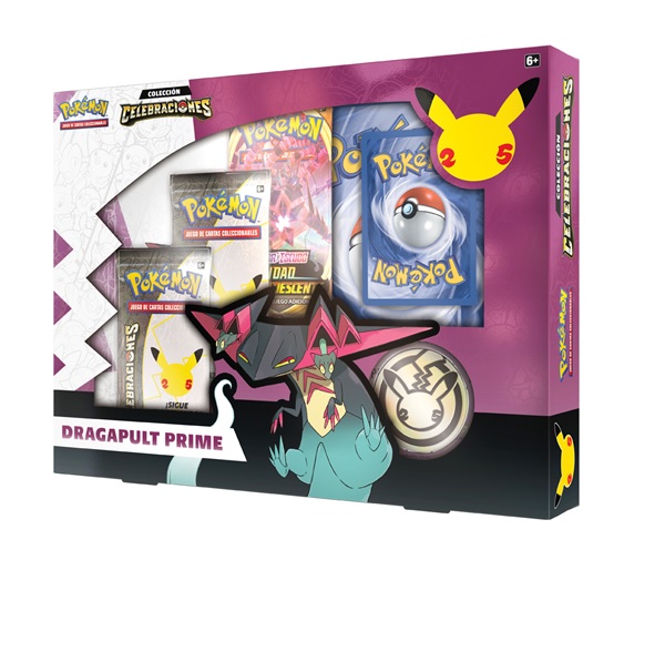 POKEMON CELEBRACIONES 25 ANIVERSARIO DRAGAPULT PRIME PORTFOLIO BOX