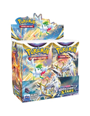 POKEMON ESPADA Y ESCUDO 9 ASTROS BRILLANTES CAJA DE SOBRES