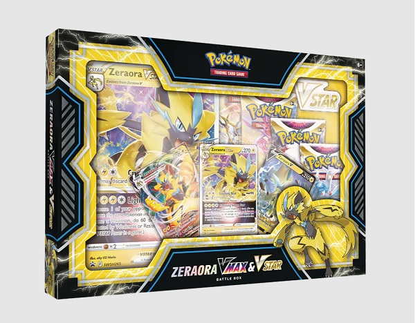 POKEMON BATTLE BOX ZERAORA V-MAX Y V-ASTRO OCTUBRE 2022