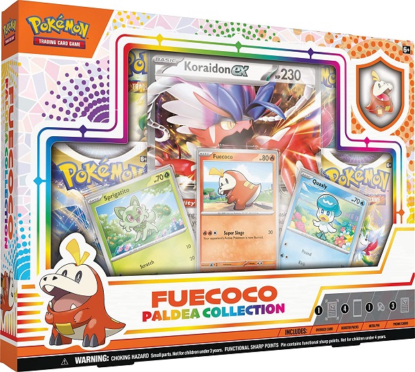 POKEMON COLECCION PALDEA FUECOCO / SPRIGATITO / QUAXLY