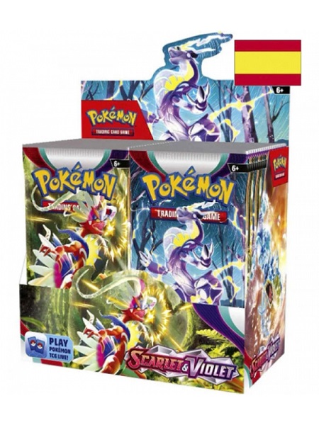 POKEMON ESCARLATA Y PURPURA 1 CAJA DE SOBRES