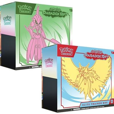 POKEMON ESCARLATA Y PURPURA 4 PARADOX RIFT CAJA ENTRENADOR ELITE