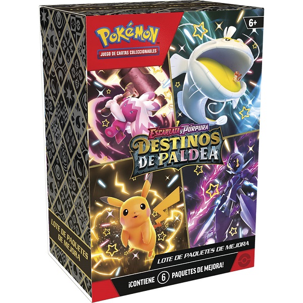 POKEMON ESCARLATA Y PURPURA 4.5 DESTINOS DE PALDEA Booster Bundle  6pk Box febrero 2024