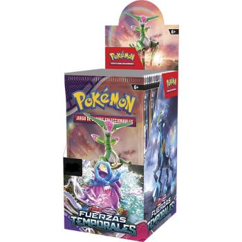 POKEMON ESCARLATA Y PURPURA 5  FUERZAS TEMPORALES CAJA DE SOBRES