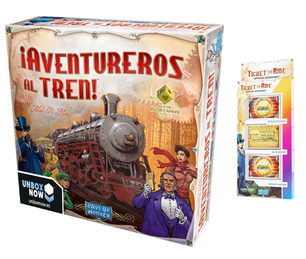 PACK OFERTA ¡AVENTUREROS AL TREN! USA + FUNDAS OFICIALES DEL JUEGO