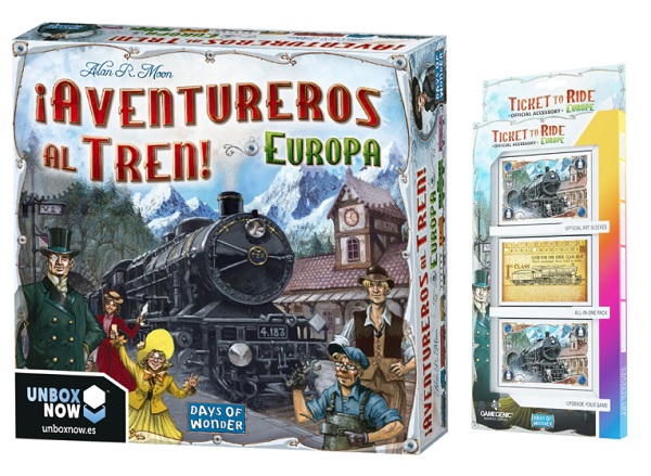 PACK OFERTA ¡AVENTUREROS AL TREN! EUROPA + FUNDAS OFICIALES DEL JUEGO