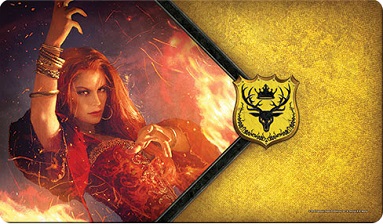TAPETE LA MUJER ROJA