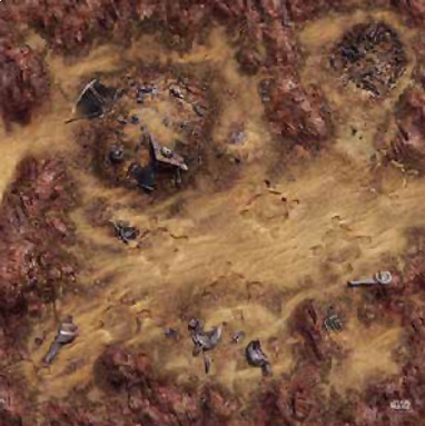 LEGION: TAPETE DEPOSITO DE CHATARRA DEL DESIERTO