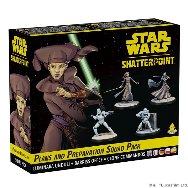 STAR WARS SHATTERPOINT GENERAL LUMINARA UNDULI SQUAD PACK