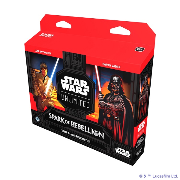 STAR WARS UNLIMITED SPARK OF REBELLION CAJA DE INICIO 2 JUGADORES