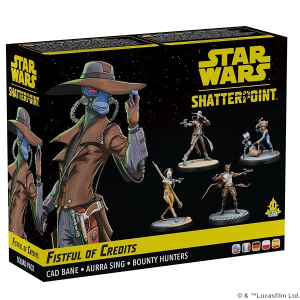 STAR WARS SHATTERPOINT FISTFUL OF CREDITS CAD BANE SQUAD PACK