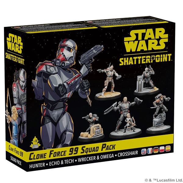 STAR WARS SHATTERPOINT CLONE FORCE 99 SQUAD PACK