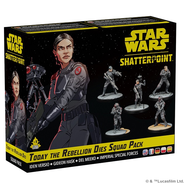 STAR WARS SHATTERPOINT TODAY THE REBELLION DIES SQUAD PACK