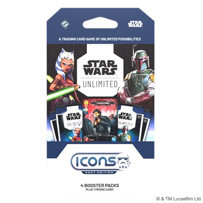 STAR WARS UNLIMITED ICONS 2027 EDITION BOOSTER PACK (4)