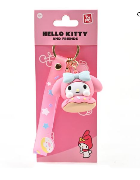 LLAVERO SANRIO ANIMAL HELLO KITTY MELODY DONUT