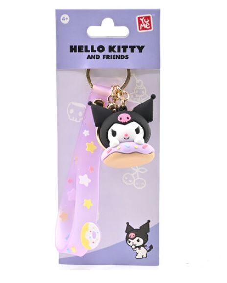 LLAVERO SANRIO ANIMAL HELLO KITTY KUROMI DONUT