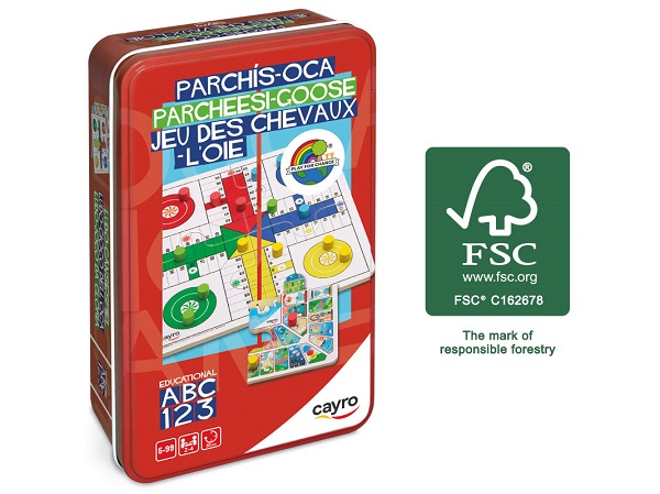 PARCHIS OCA VIAJE EN CAJA DE METAL
