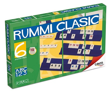 RUMMI CLASSIC 6 JUGADORES FICHA PEQUEÑA