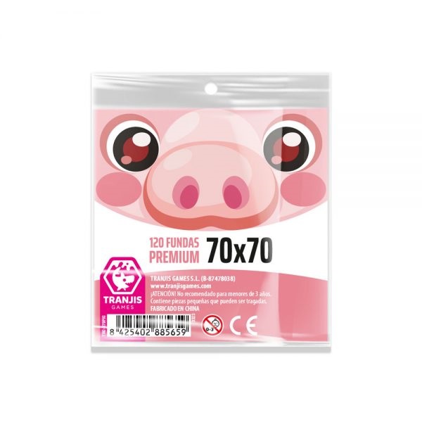 FUNDAS PREMIUM CERDO 70x70 (120)
