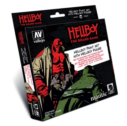 HELLBOY, EL JUEGO DE TABLERO: SET DE PINTURA CON FIGURA