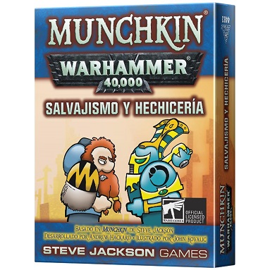 MUNCHKIN WARHAMMER 40000 SALVAJISMO Y HECHICERIA