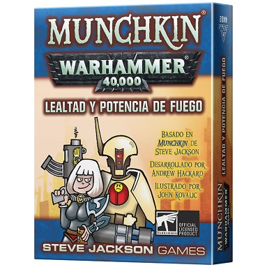 MUNCHKIN WARHAMMER 40000 LEALTAD Y POTENCIA DE FUEGO