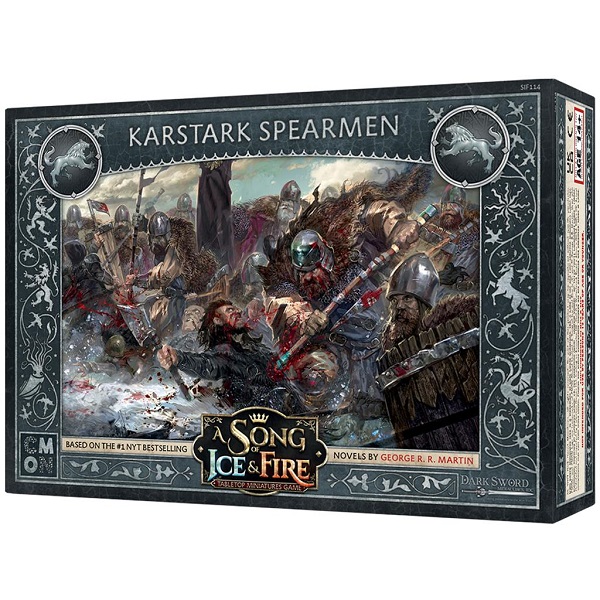 CANCION DE HIELO Y FUEGO HOUSE KARSTARK SPEARMEN