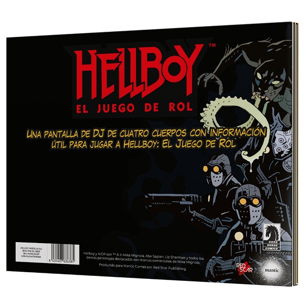 HELLBOY EL JUEGO DE ROL PANTALLA DEL DIRECTOR DE JUEGO