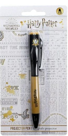 BOLIGRAFO PROYECTOR LUZ HUFFLEPUFF INFANTIL HARRY POTTER