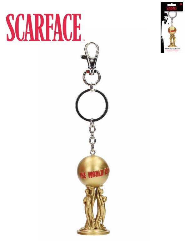 LLAVERO 3D THE WORLD IS YOURS SCARFACE