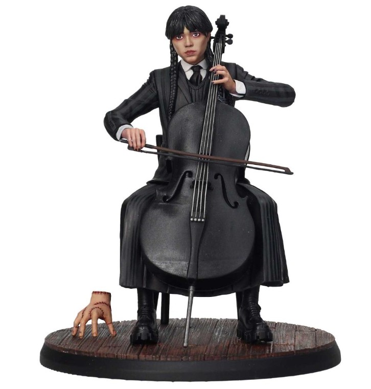 WEDNESDAY VIOLONCHELO FIGURA 20 CM WEDNESDAY