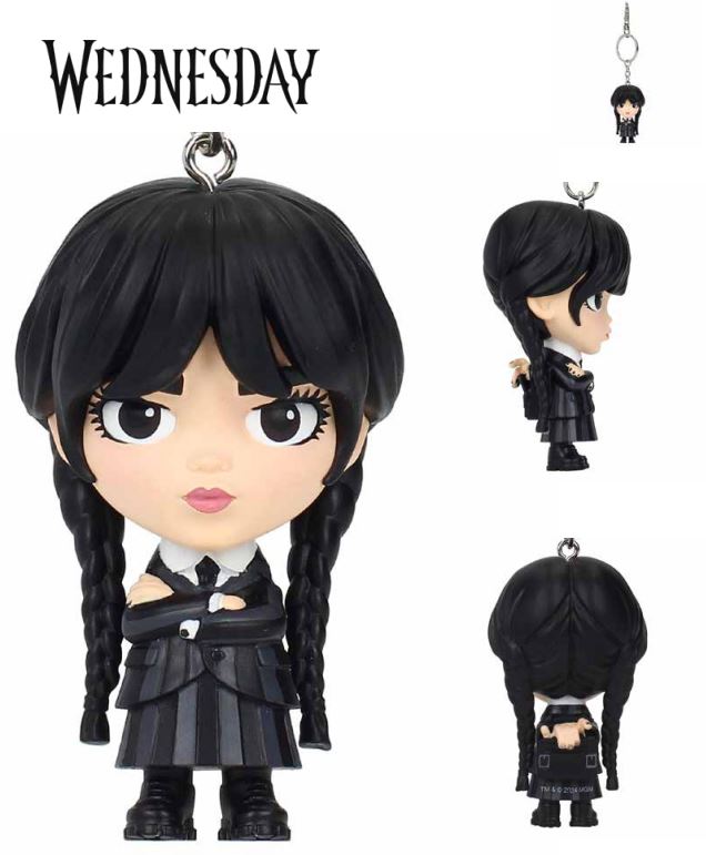 WEDNESDAY LLAVERO FIGURATIVO PVC WEDNESDAY