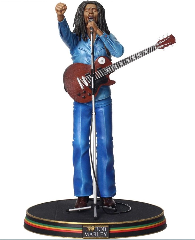 BOB MARLEY CONCIERTO RAINBOW'77  FIGURA 18 CM BOB MARLEY