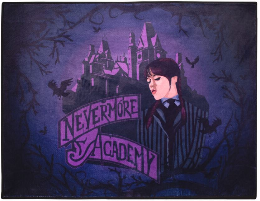ALFOMBRA INTERIOR 80x60 CM NEVERMORE ACADEMY WEDNESDAY