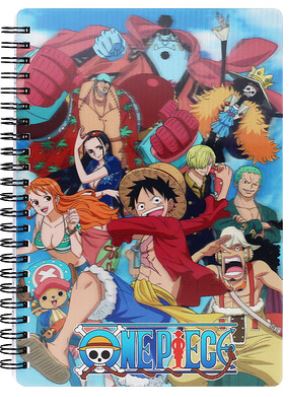 GROUP 21x15 CM LIBRETA EFECTO 3D ONE PIECE