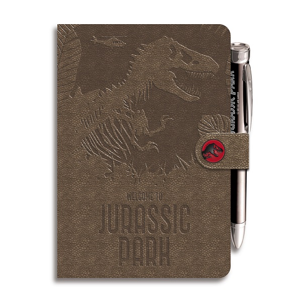 CUADERNO PREMIUM A5 CON BOLÍGRAFO PROYECTOR JURASSIC PARK